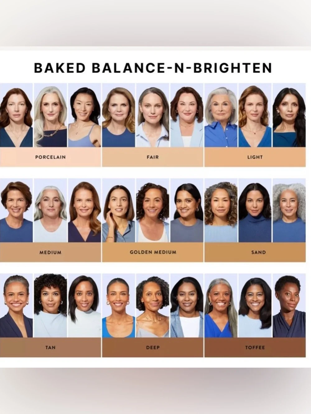 New LAURA GELLER Baked Balance-n-Brighten Color Correcting Foundation-LIGHT